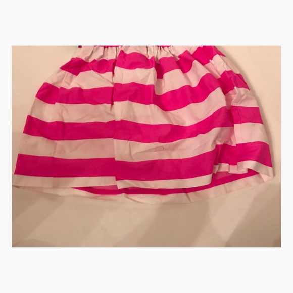 NWT Gymboree Pink and White Striped Dress 6-12Mos - Picture 5 of 6